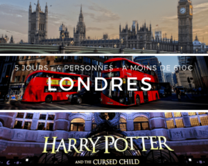 Buckingham Palace, bus rouge à impériale et Studios Harry Potter à Londres