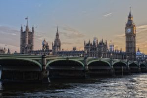 Pont de Londres avec Big Ben en arrière-plan